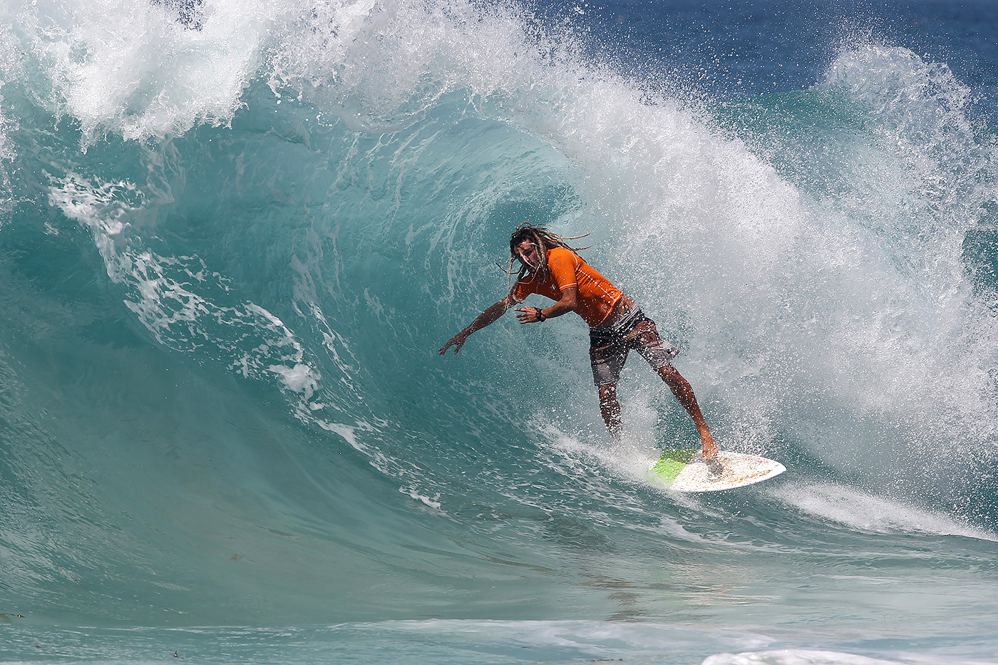 Professional skimboarder Austin Keen